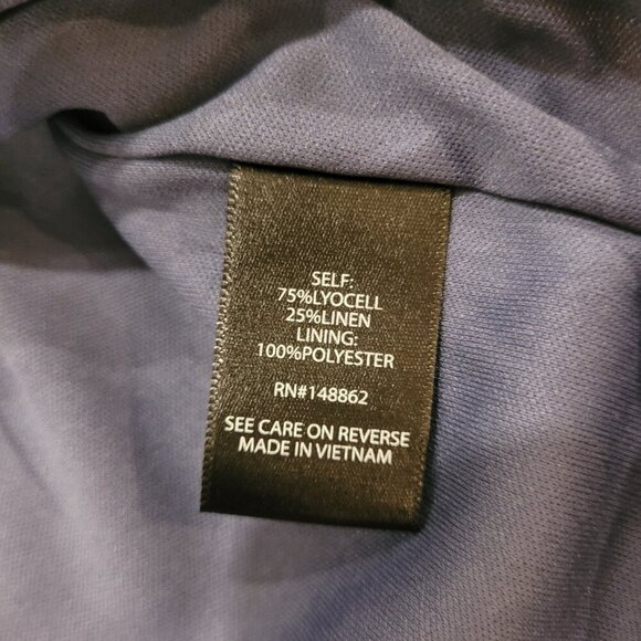 NWT TORRID | High Waist Mini Skirt - Linen Indigo | Sz. 3X - Picture 7 of 8